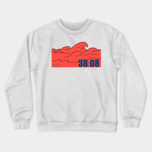 Alpine Ruby Waves Crewneck Sweatshirt